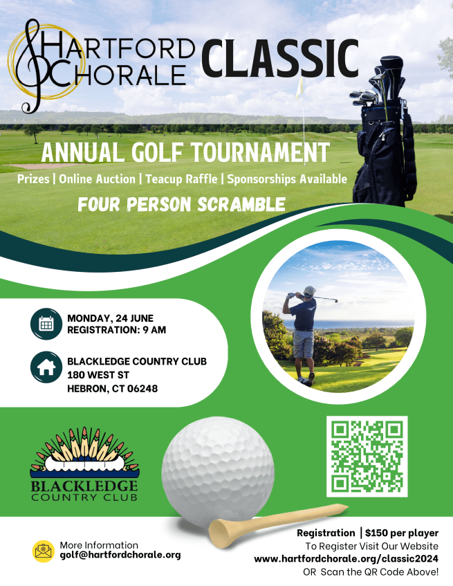 Foursome in the Hartford Chorale Golf Tournament 6/24