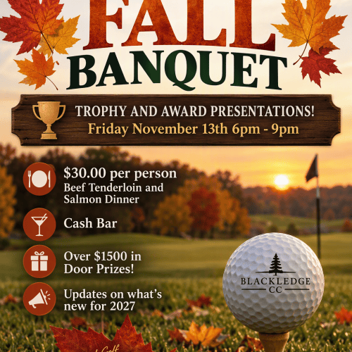 BMGA Fall Banquet Friday 11/13